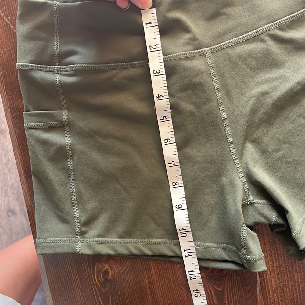 Born Primitive-Rise and Grind Tactical green booty shorts